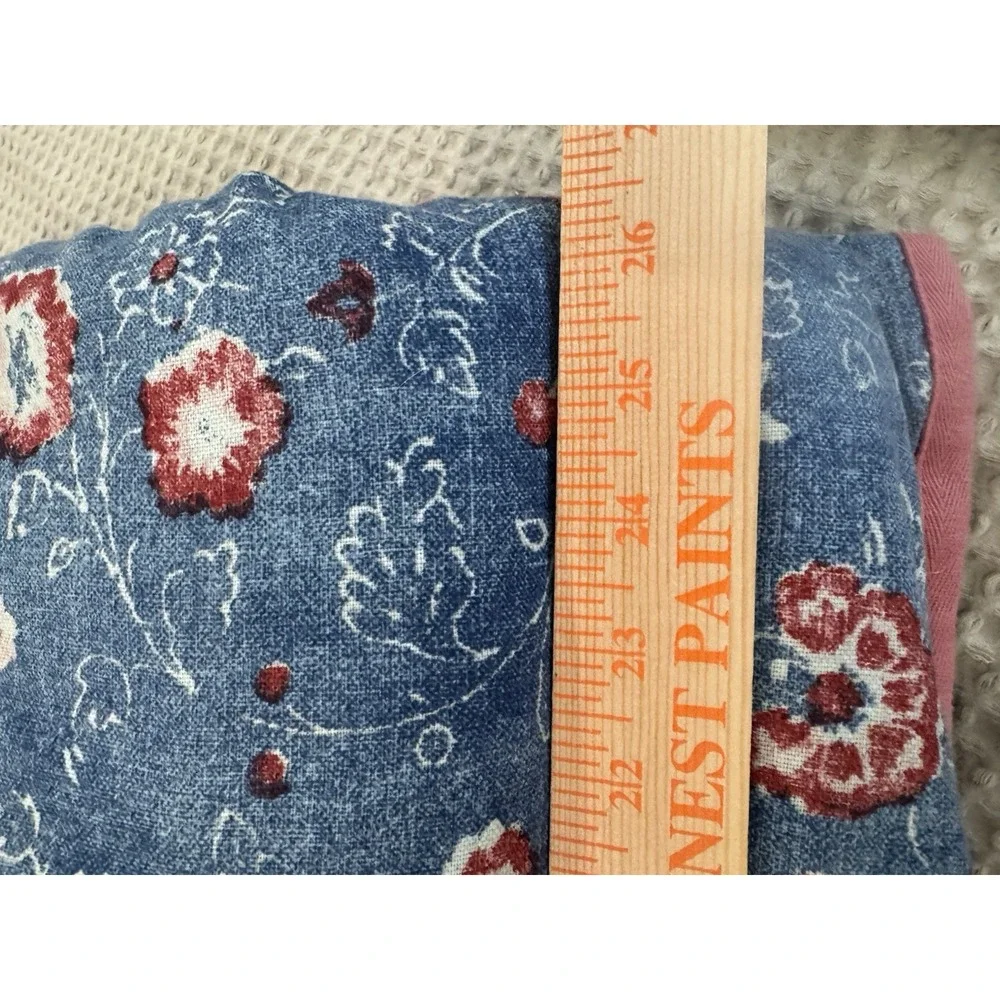 Ralph Lauren Indigo Traveler King Cotton Comforter Floral Cottagecore